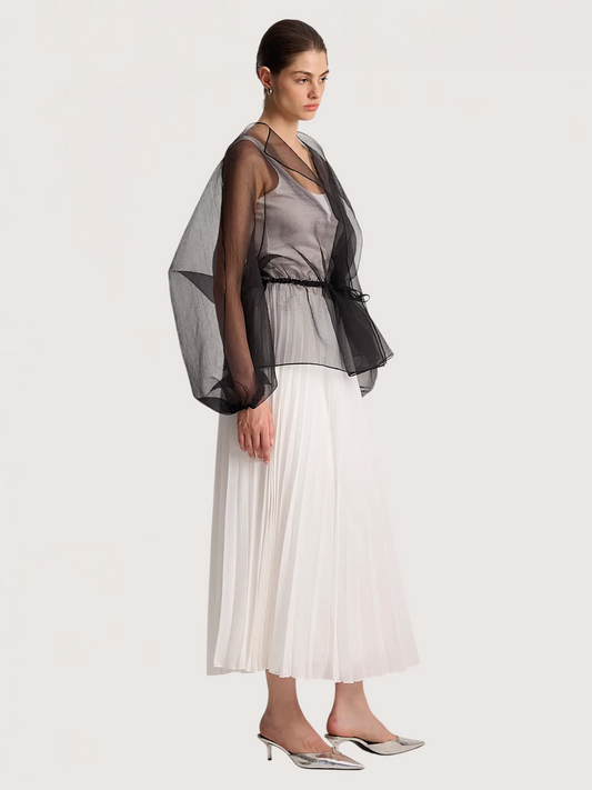 Organza Waist Jacket