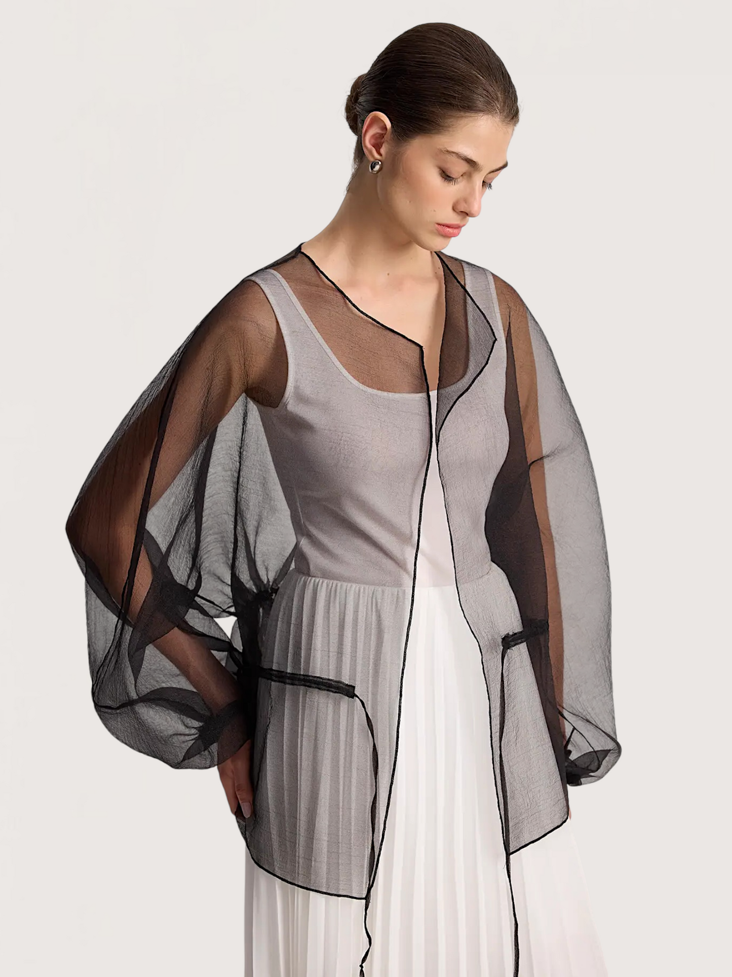 Organza Waist Jacket