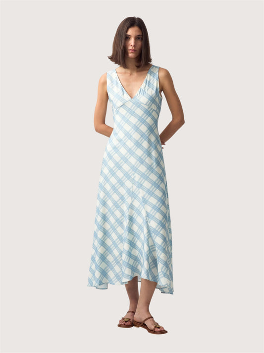 Plaid Midi Dress