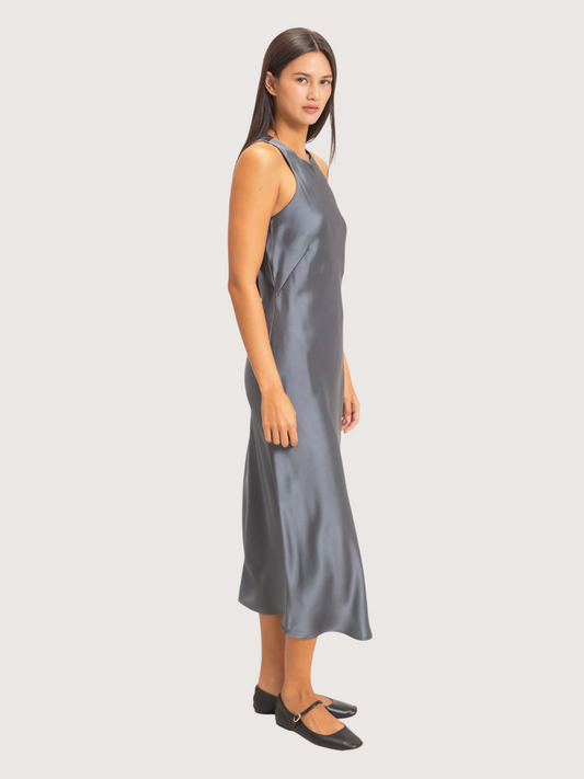 Elaine Satin Slip Dress