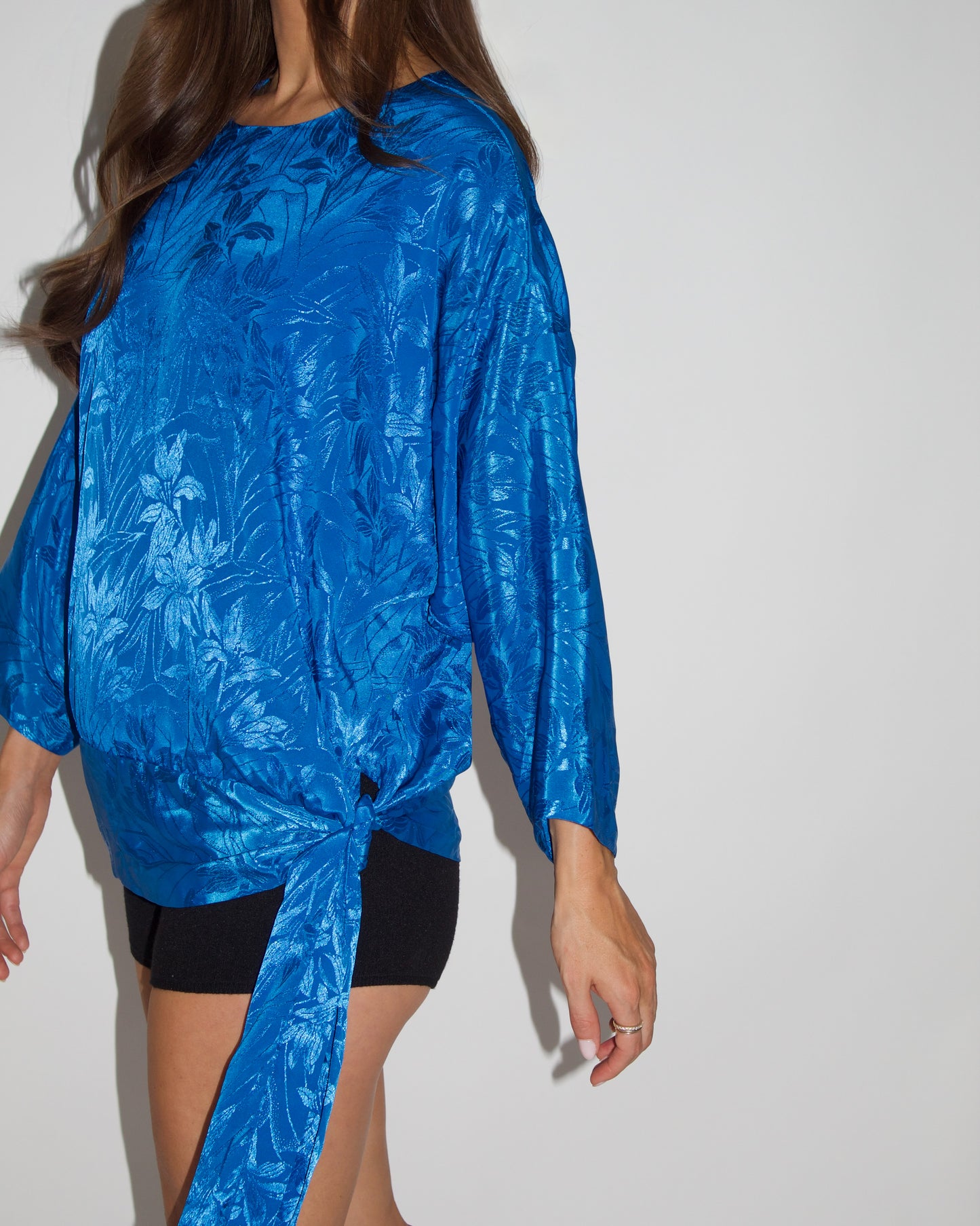 VINTAGE Side Tie Tunic Top