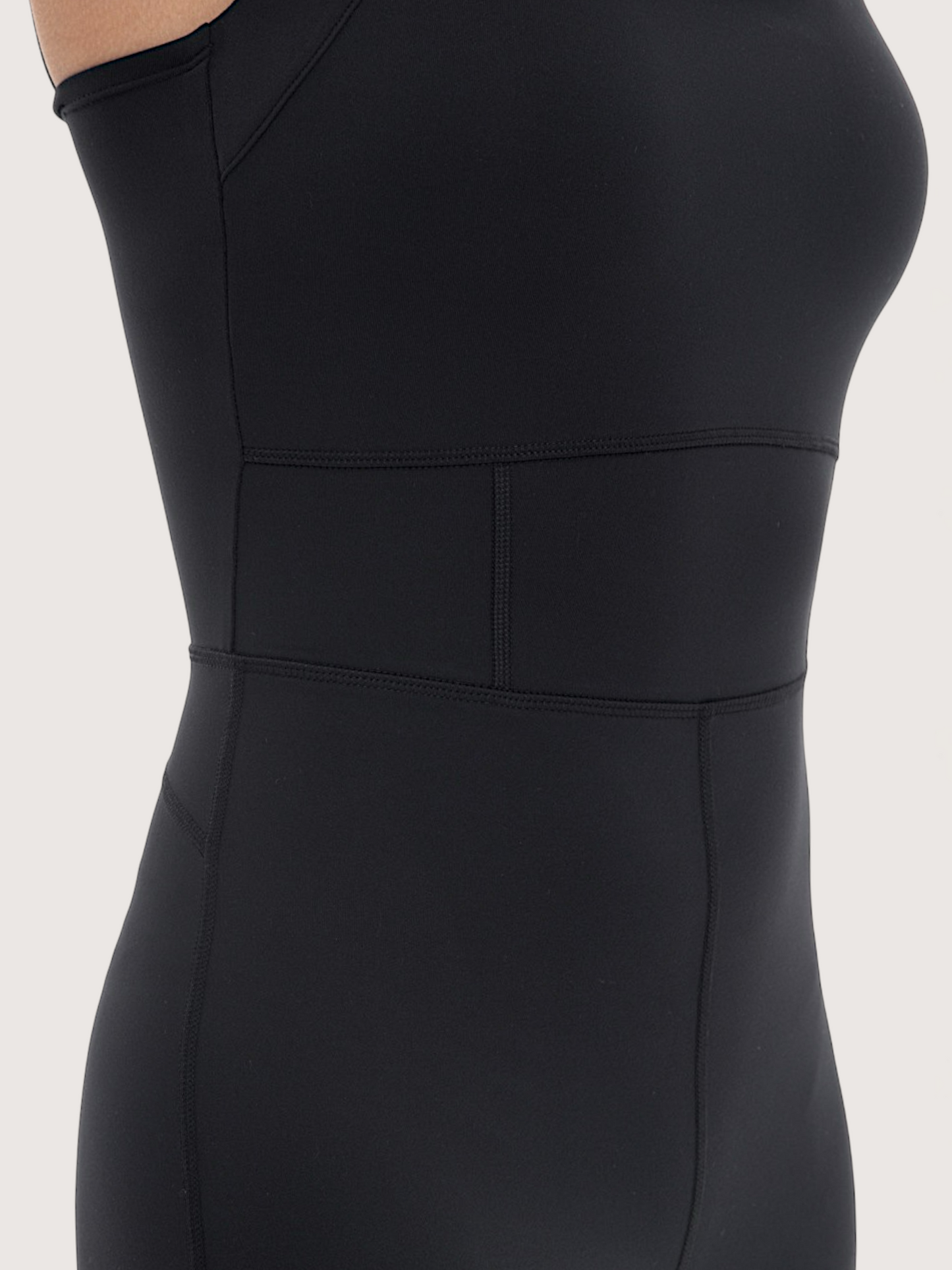 Paneled Athleisure Shortsie