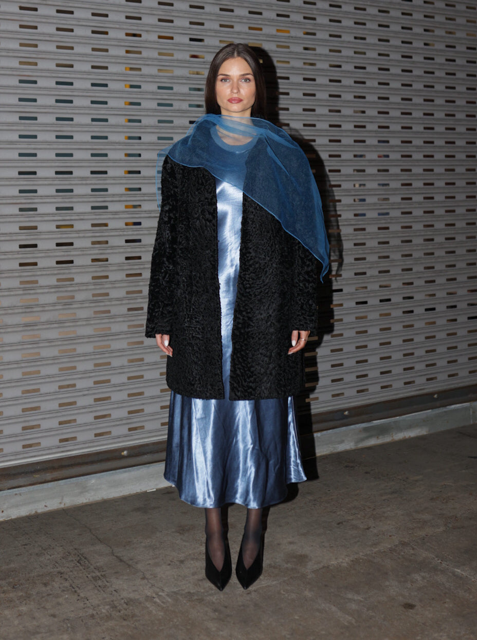 Marlee Waved Fur Coat