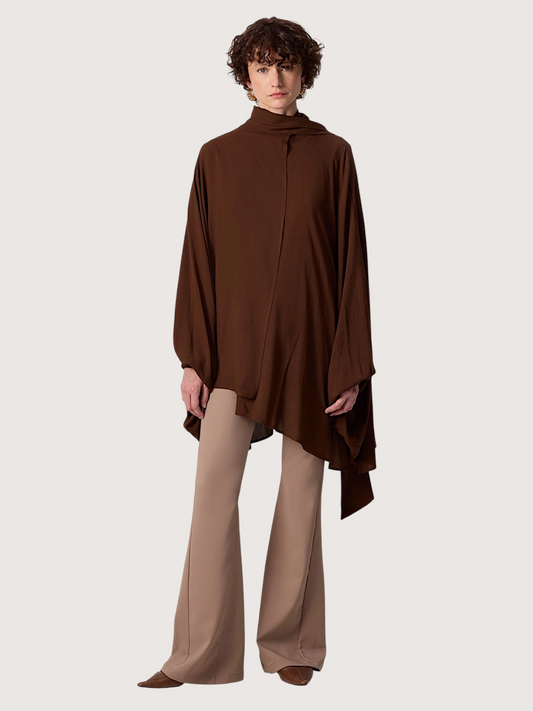 Draped Kimono Blouse