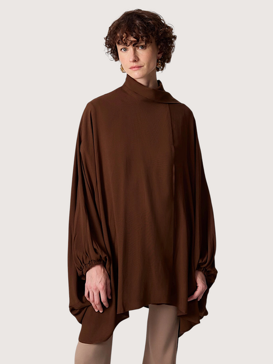 Draped Kimono Blouse