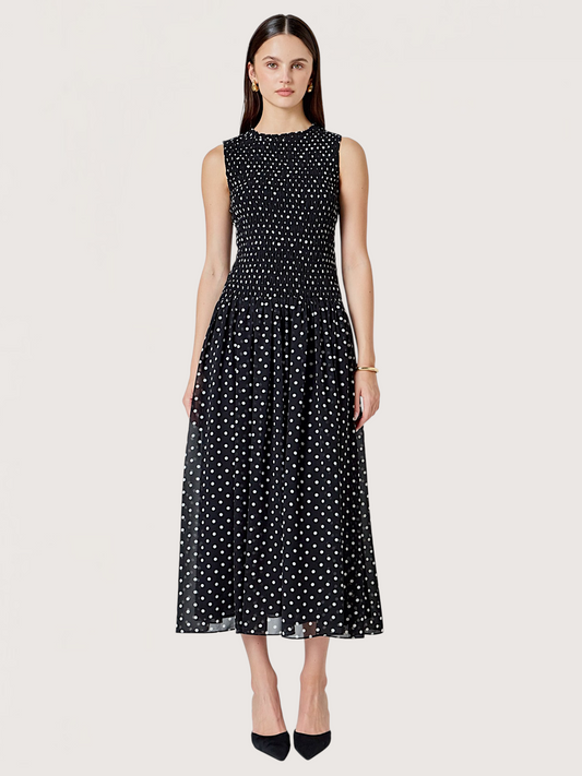 Polka Dot Maxi Dress