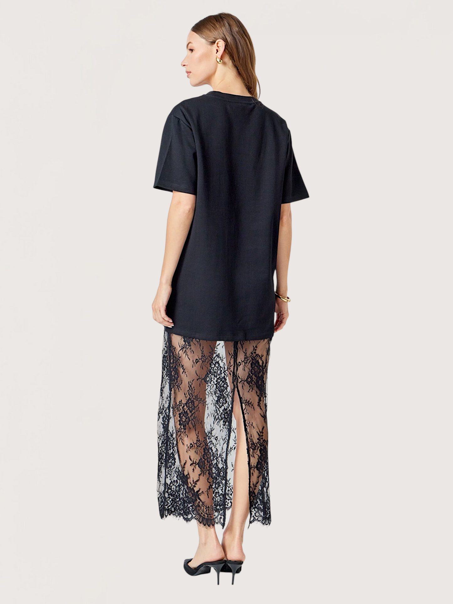 Mix Media Tee Dress