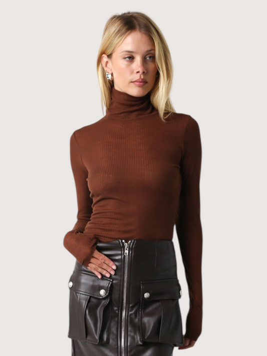 Semi Sheer Knit Top