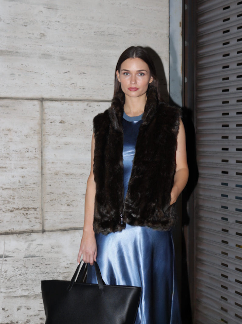 Reversible Fur Vest