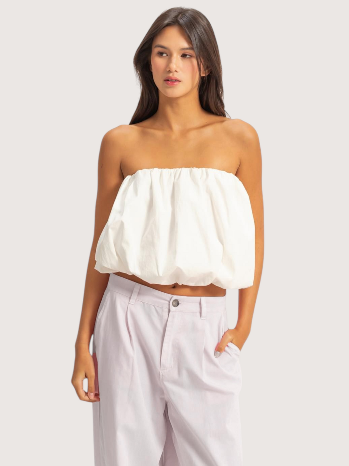 Strapless Bubble Top