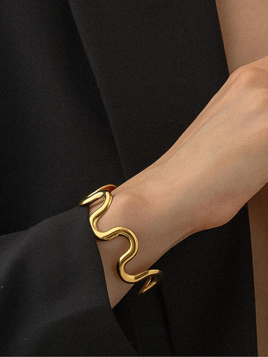 Wave Cuff Bracelet