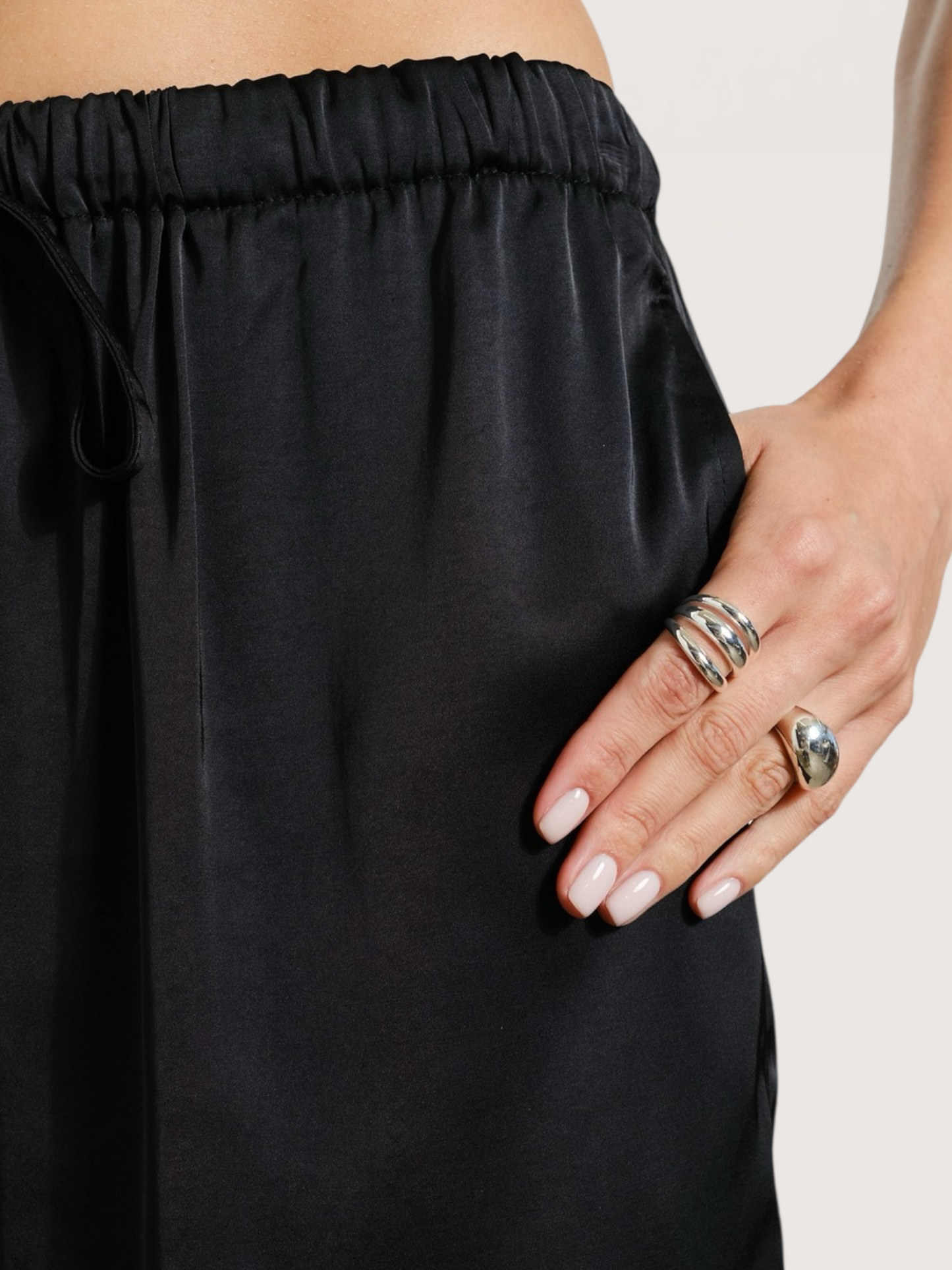 Lily Satin Culotte Short