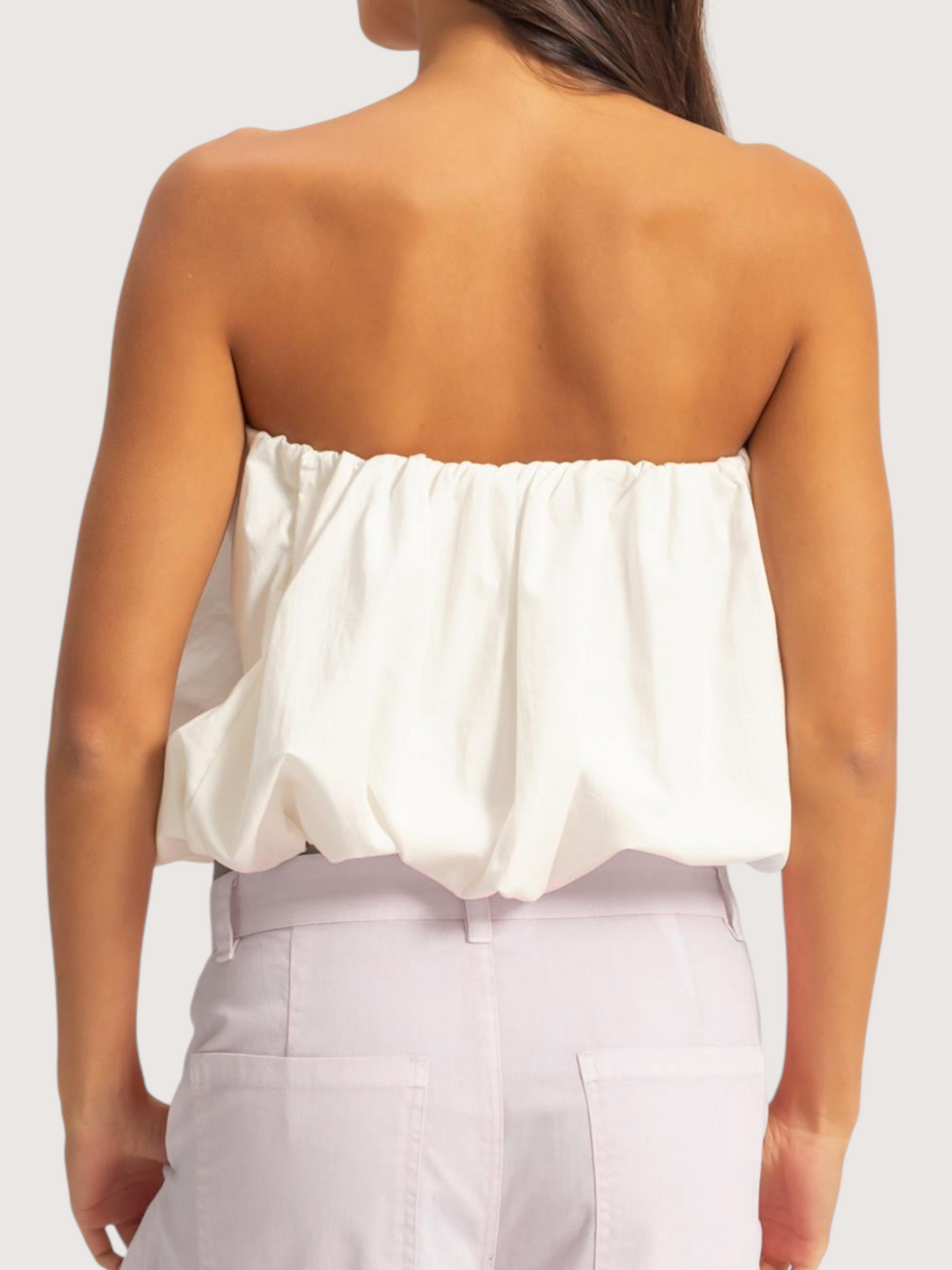 Strapless Bubble Top