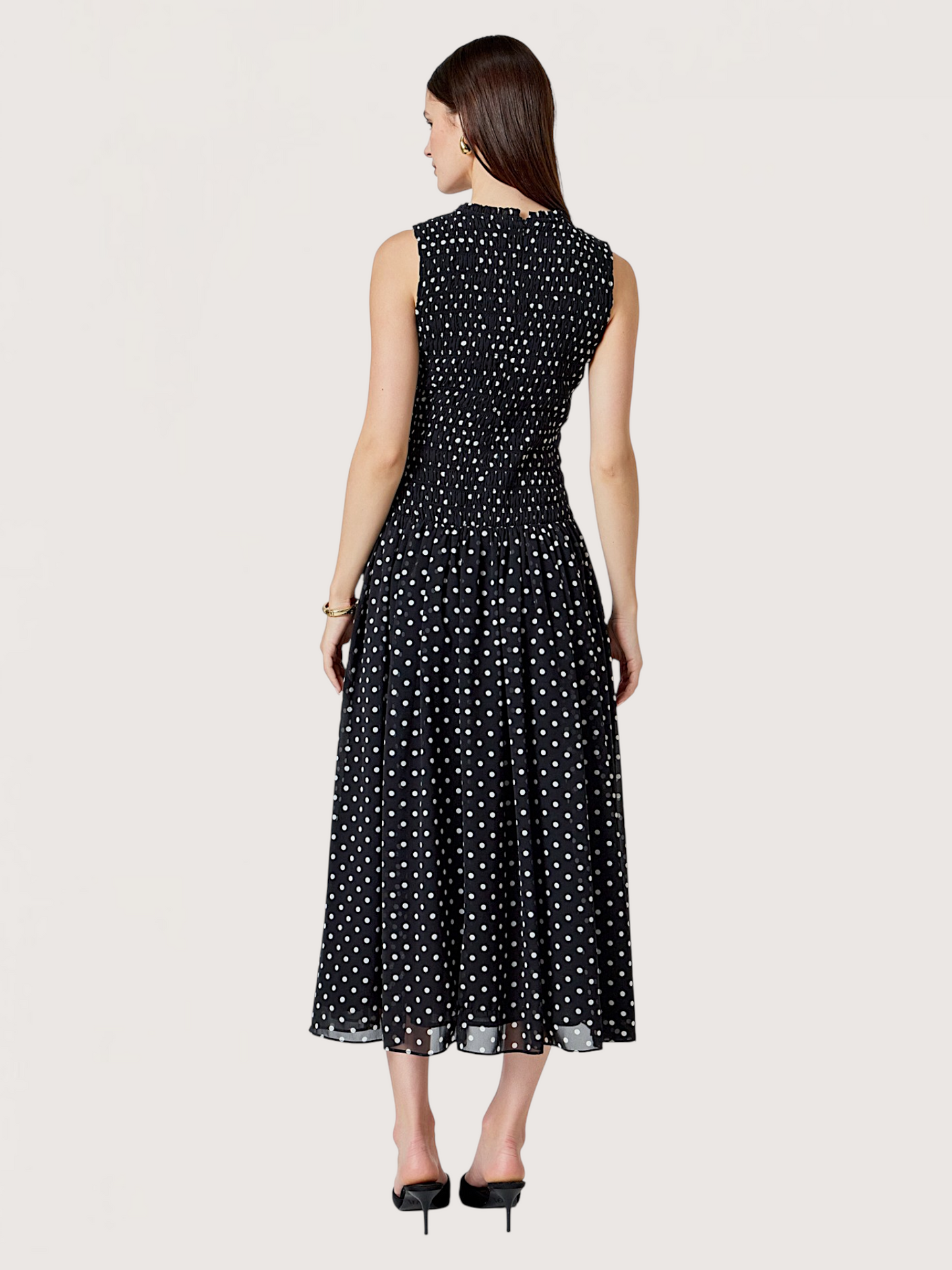 Polka Dot Maxi Dress
