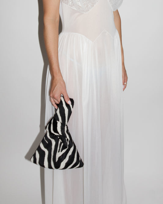 Zebra Knot Bag