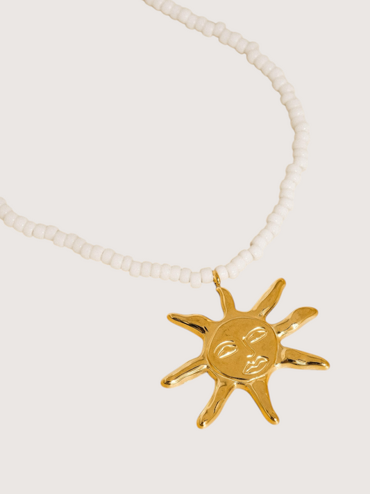 Beaded Sun Necklace