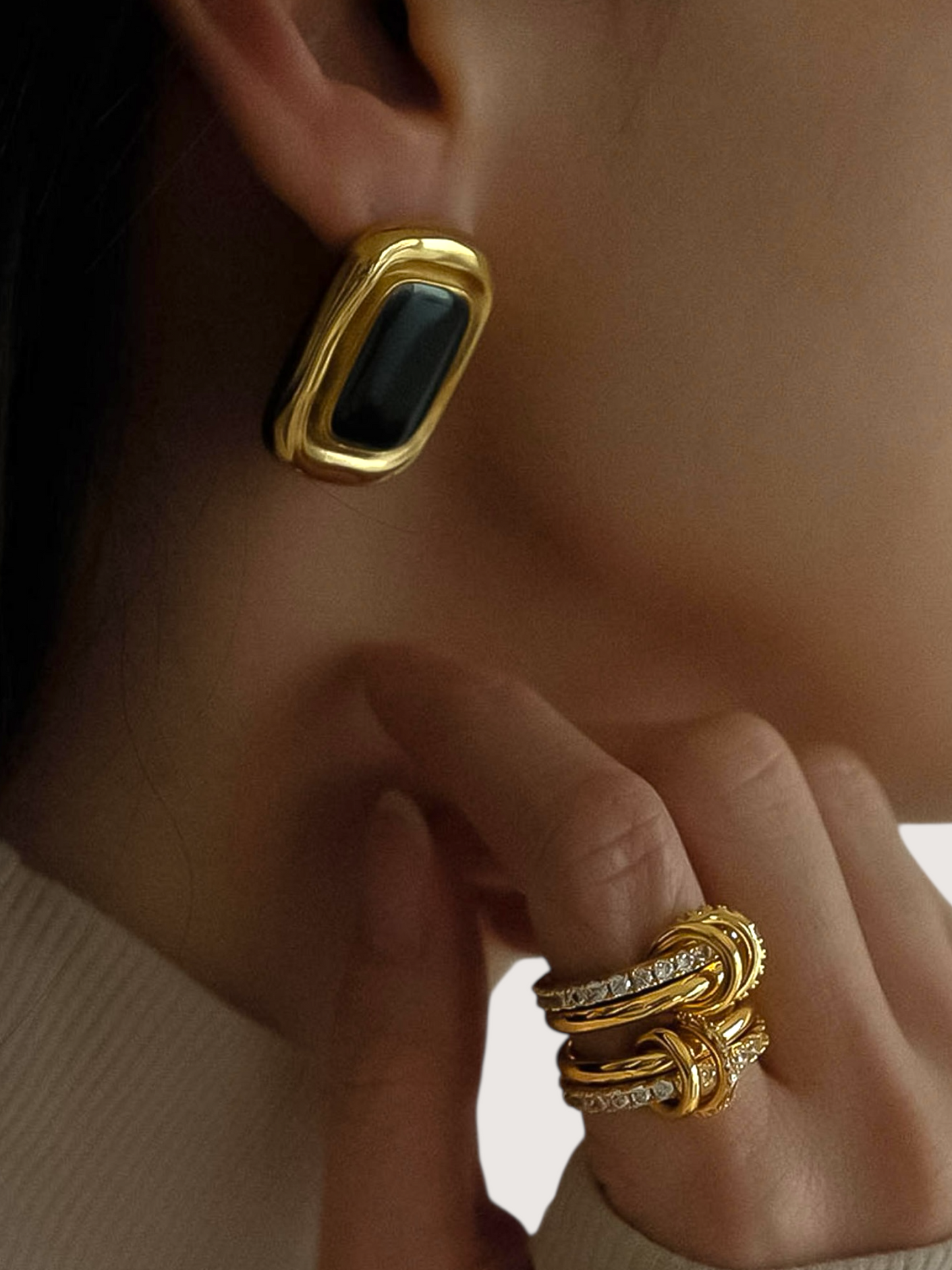 Aria Stone Earring
