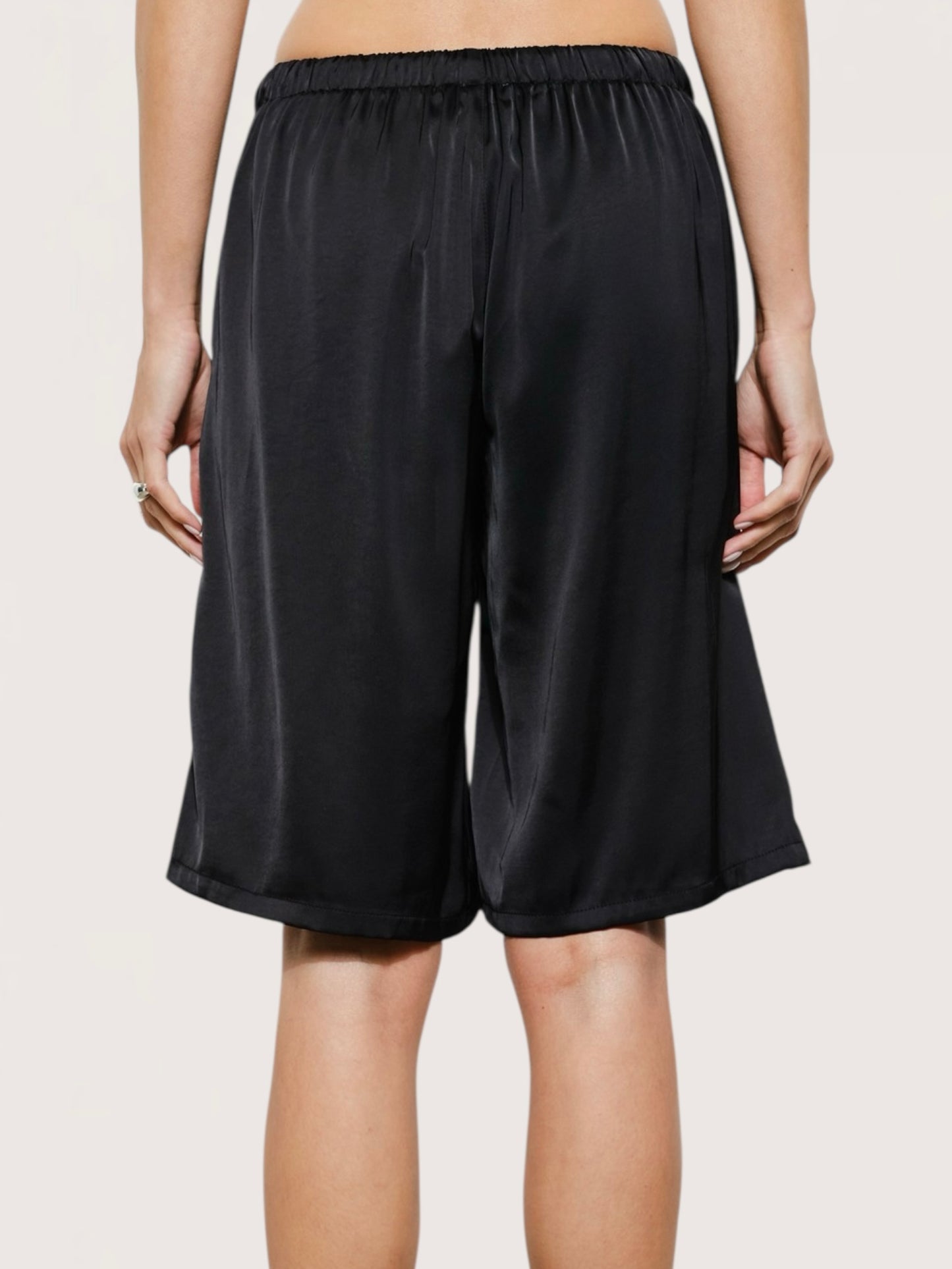 Lily Satin Culotte Short