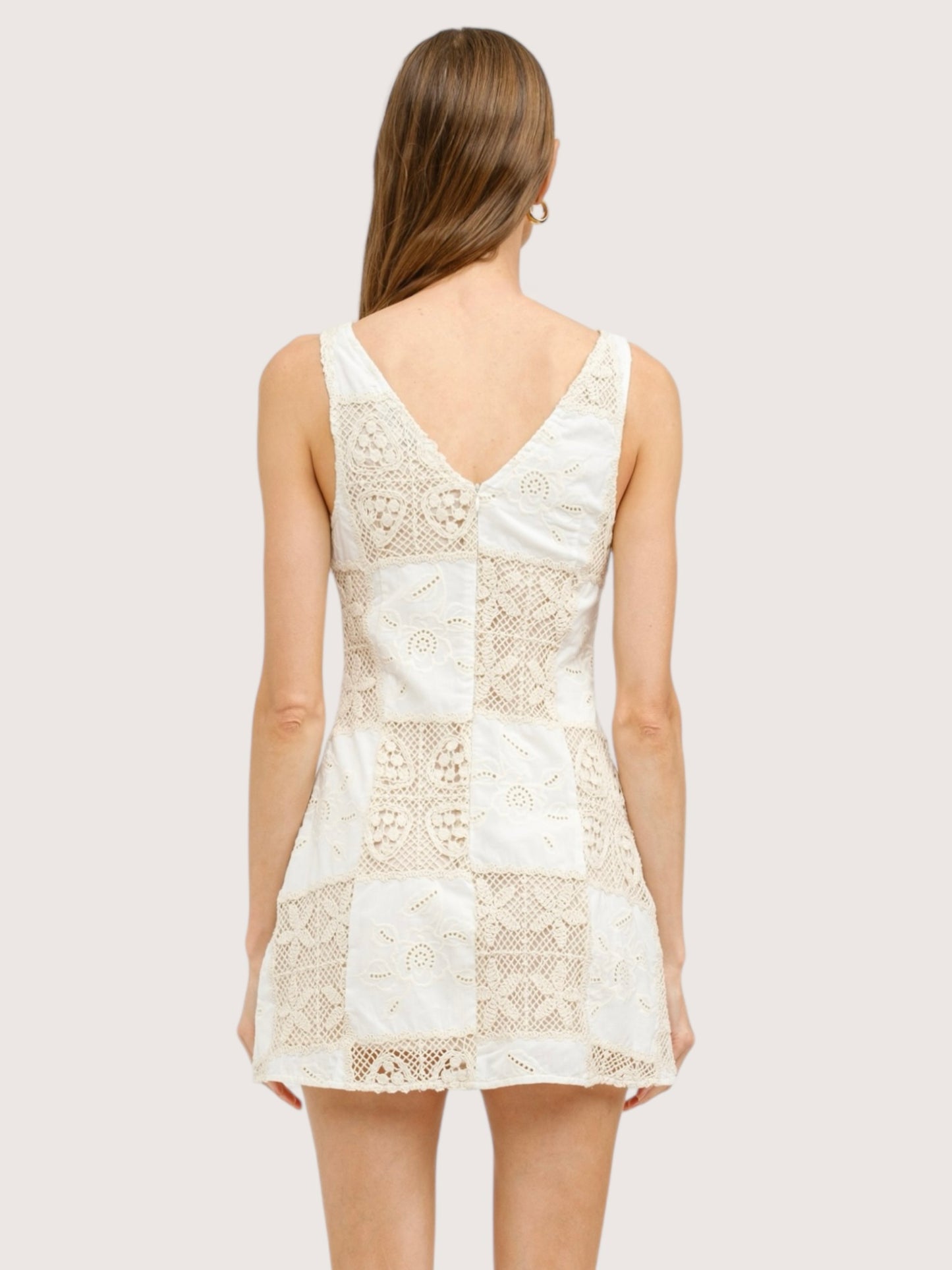Patchwork Crochet Dress