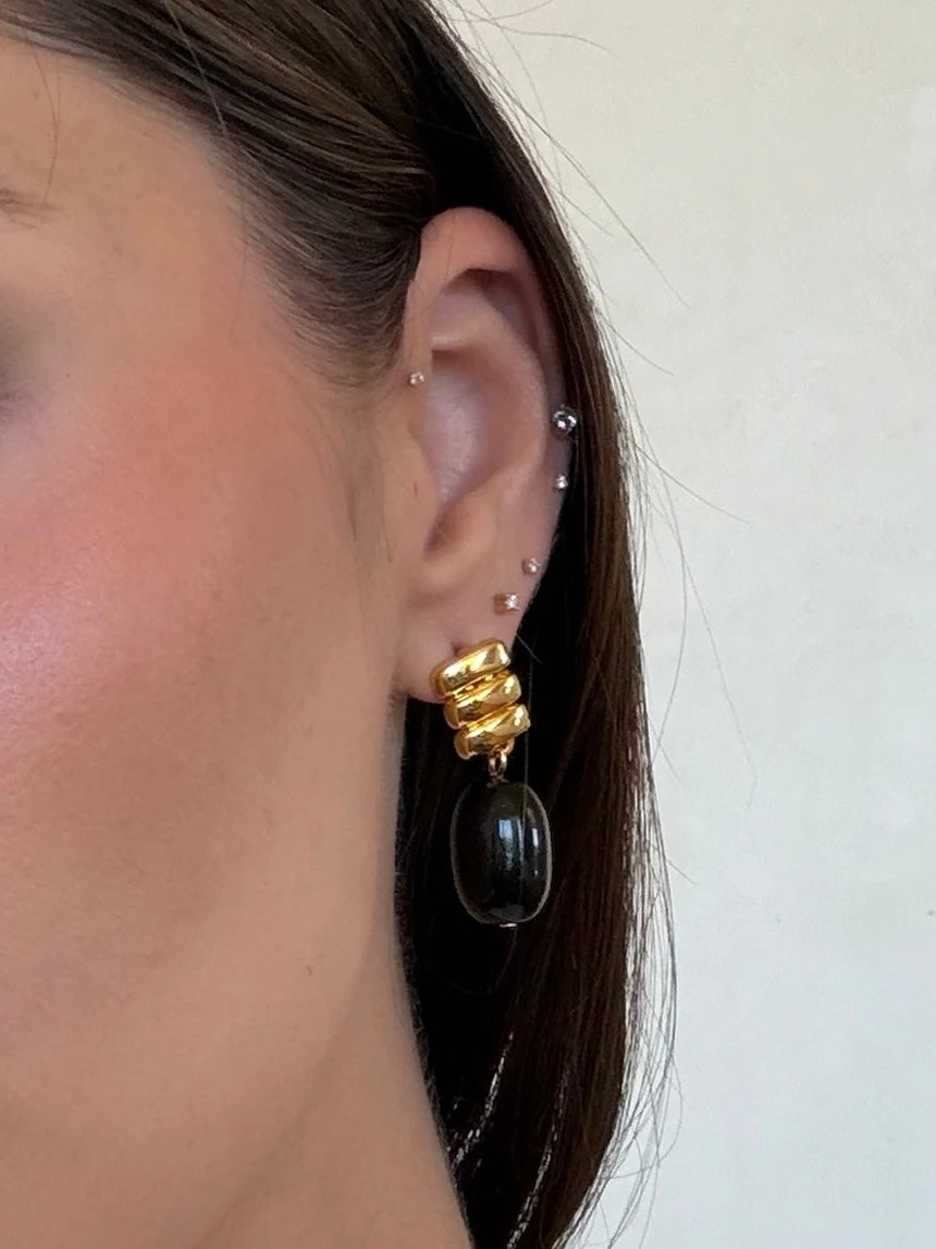 Saari Earrings | Gold