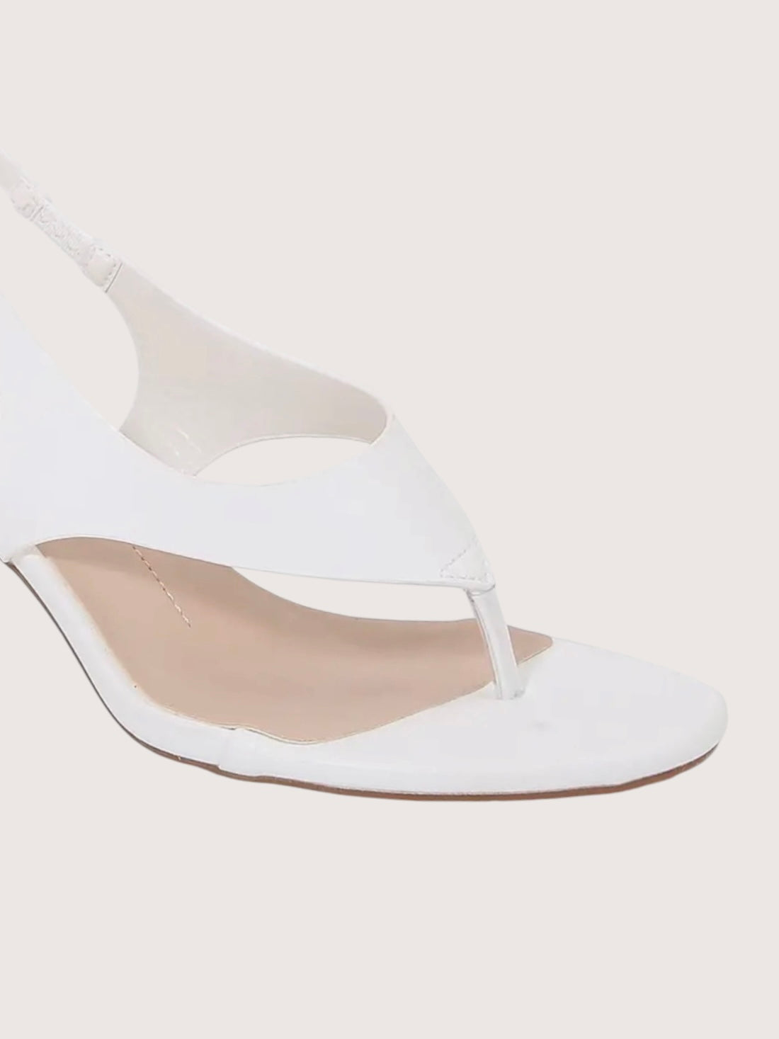 Frankie Heeled Sandal | White