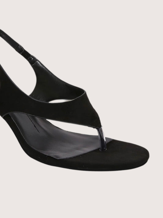 Frankie Heeled Sandal | Suede