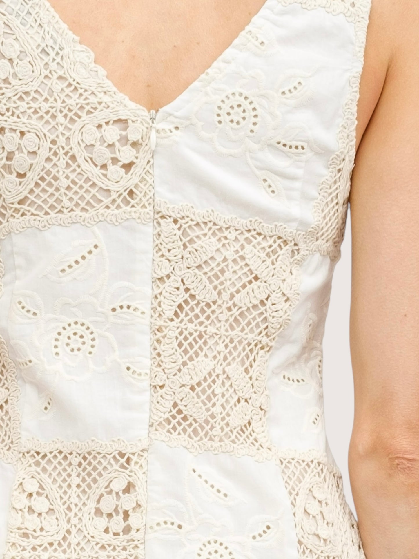 Patchwork Crochet Dress