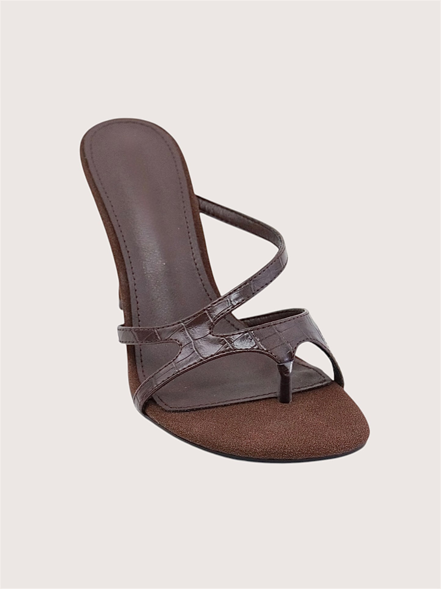 Viper Cut Out Heel | Brown
