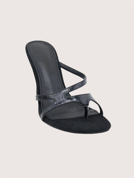 Viper Cut Out Heel | Black