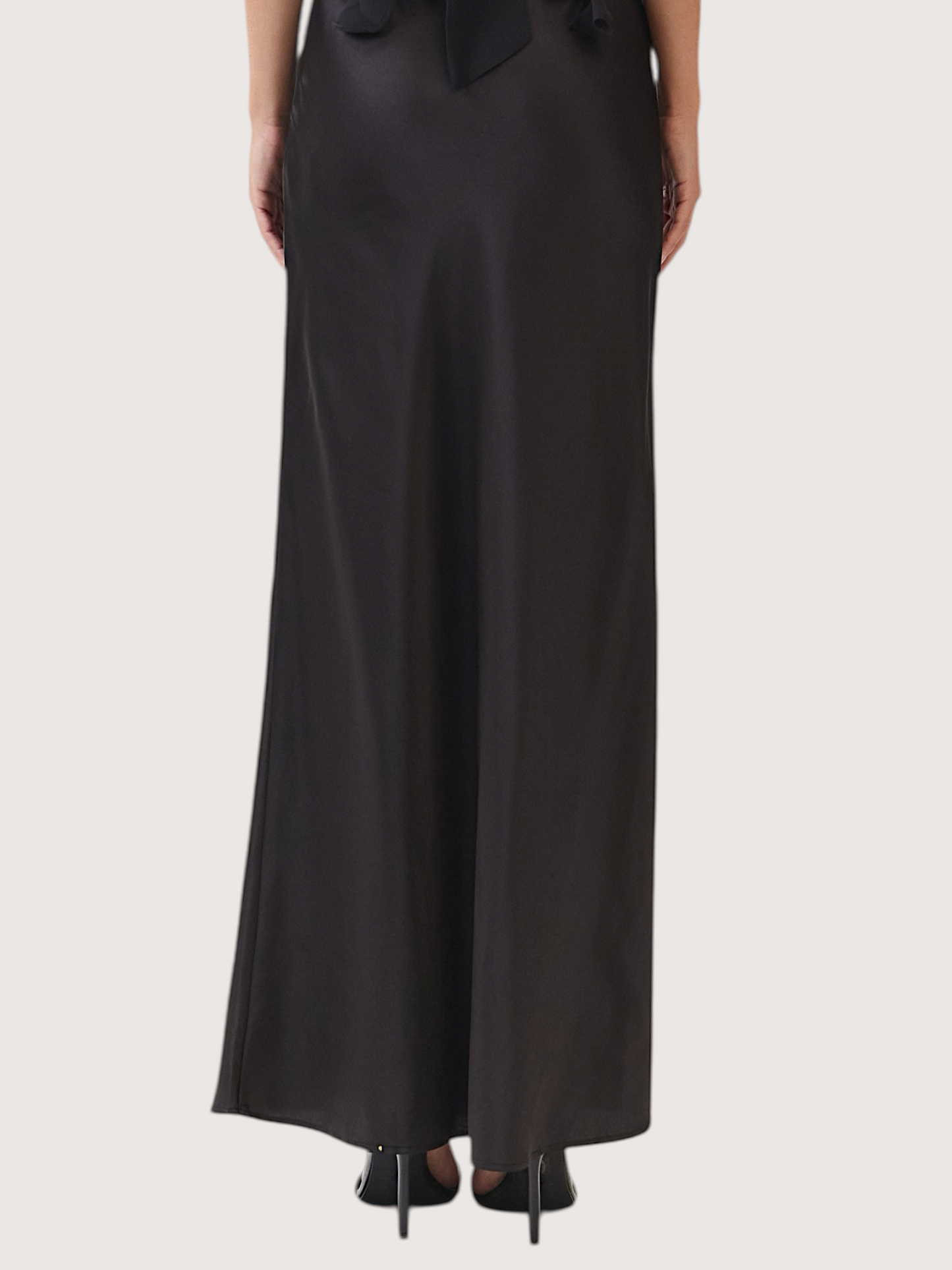 Ruffle Trim Maxi Dress