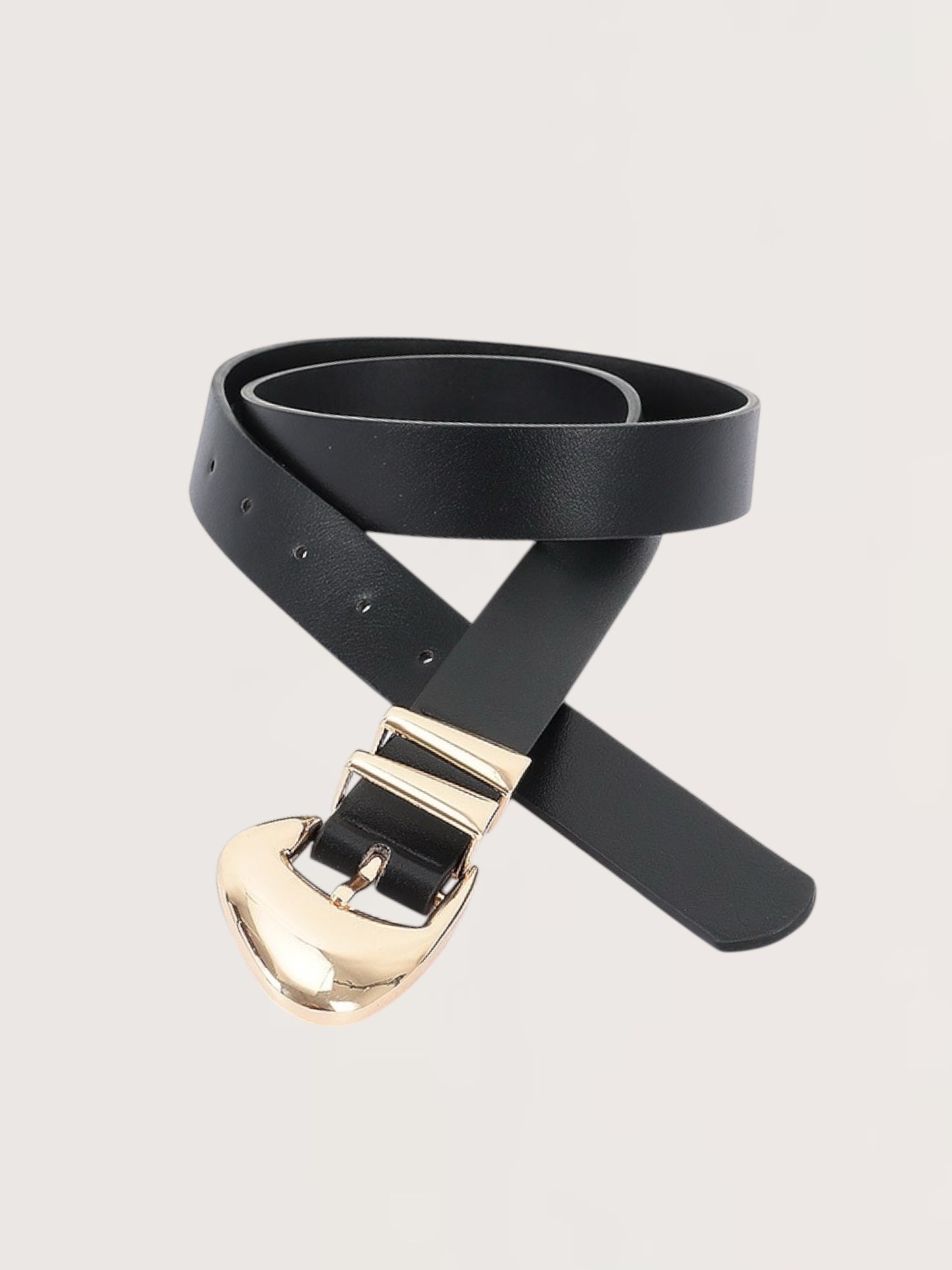Gia Gold Buckle Belt