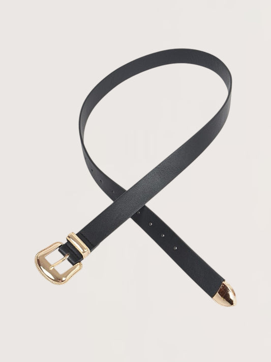 Kacey Gold Buckle Belt