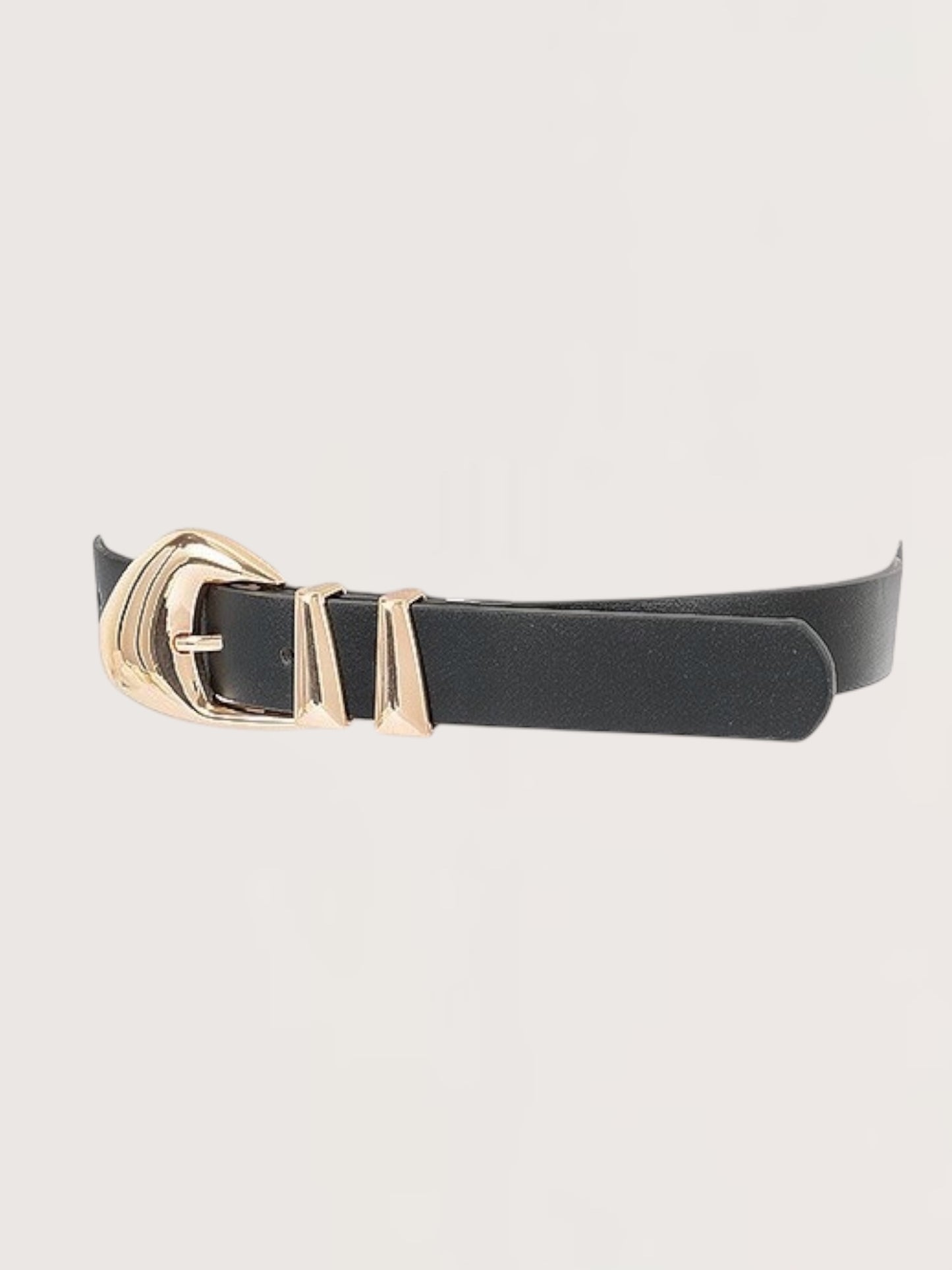 Gia Gold Buckle Belt