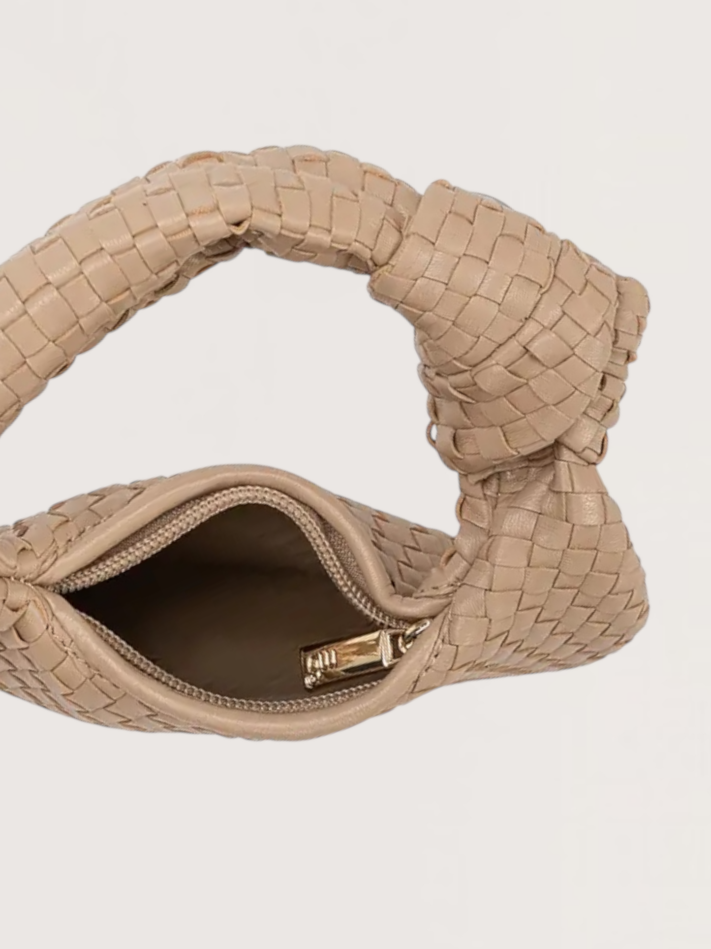 Mini Weaved Bag | Tan