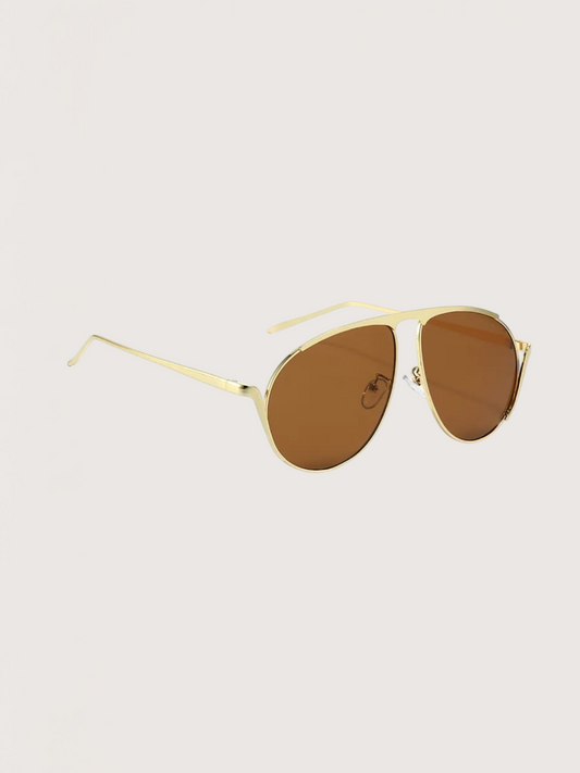 Teardrop Aviator | Brown