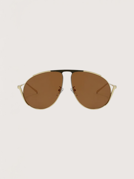 Teardrop Aviator | Brown