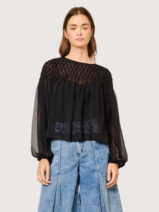 Chiffon Babydoll Blouse