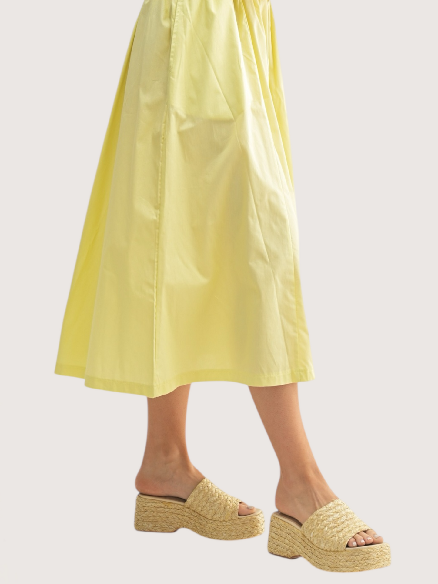 Cardigan and Skirt Set | Yellow