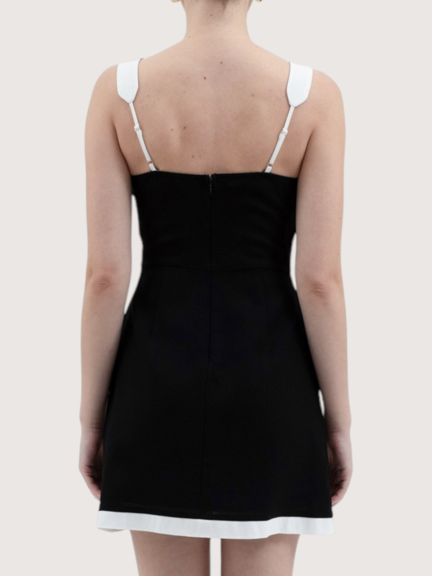 Contrast Trim Dress