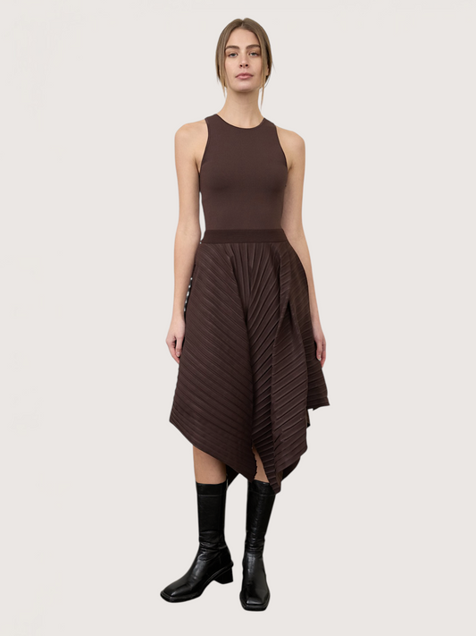 Asymmetrical Hem Dress