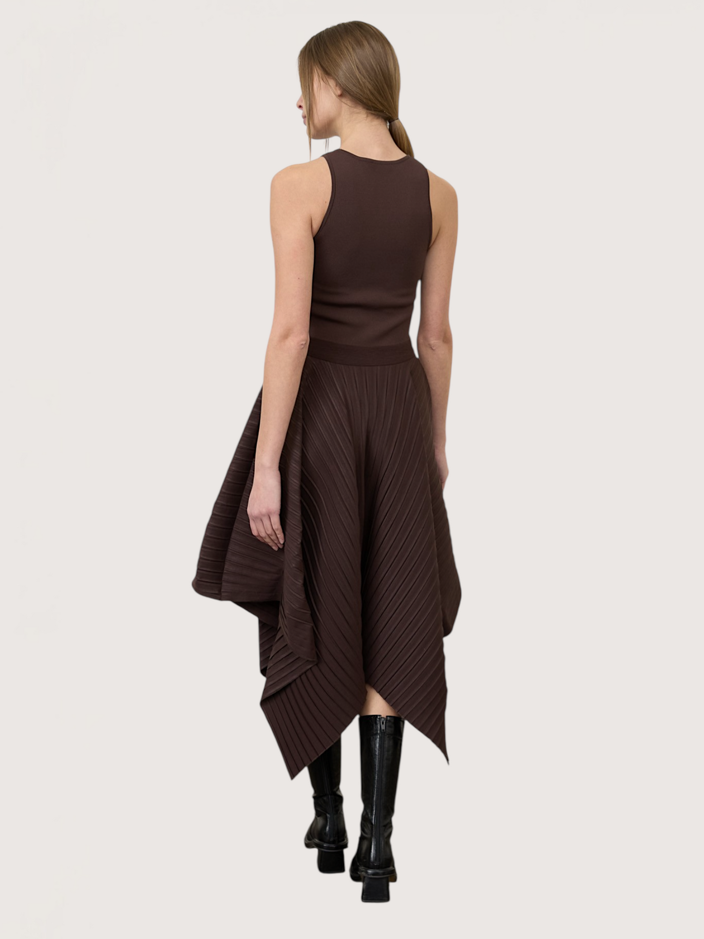 Asymmetrical Hem Dress