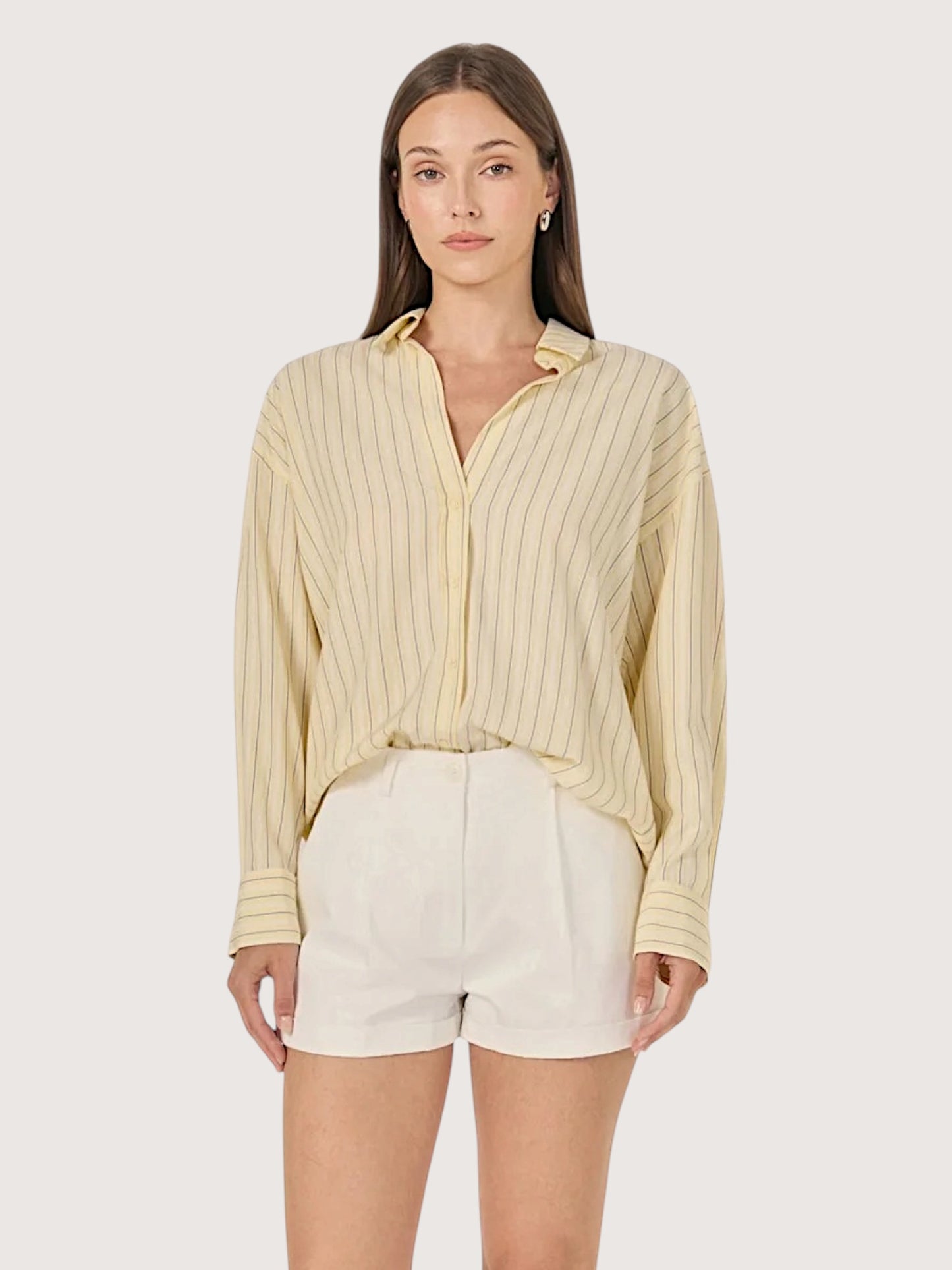 Striped Poplin Shirt