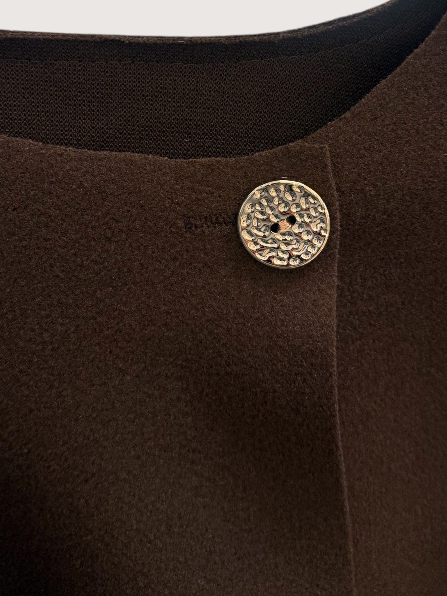 Bondi Scarf Overcoat | Brown