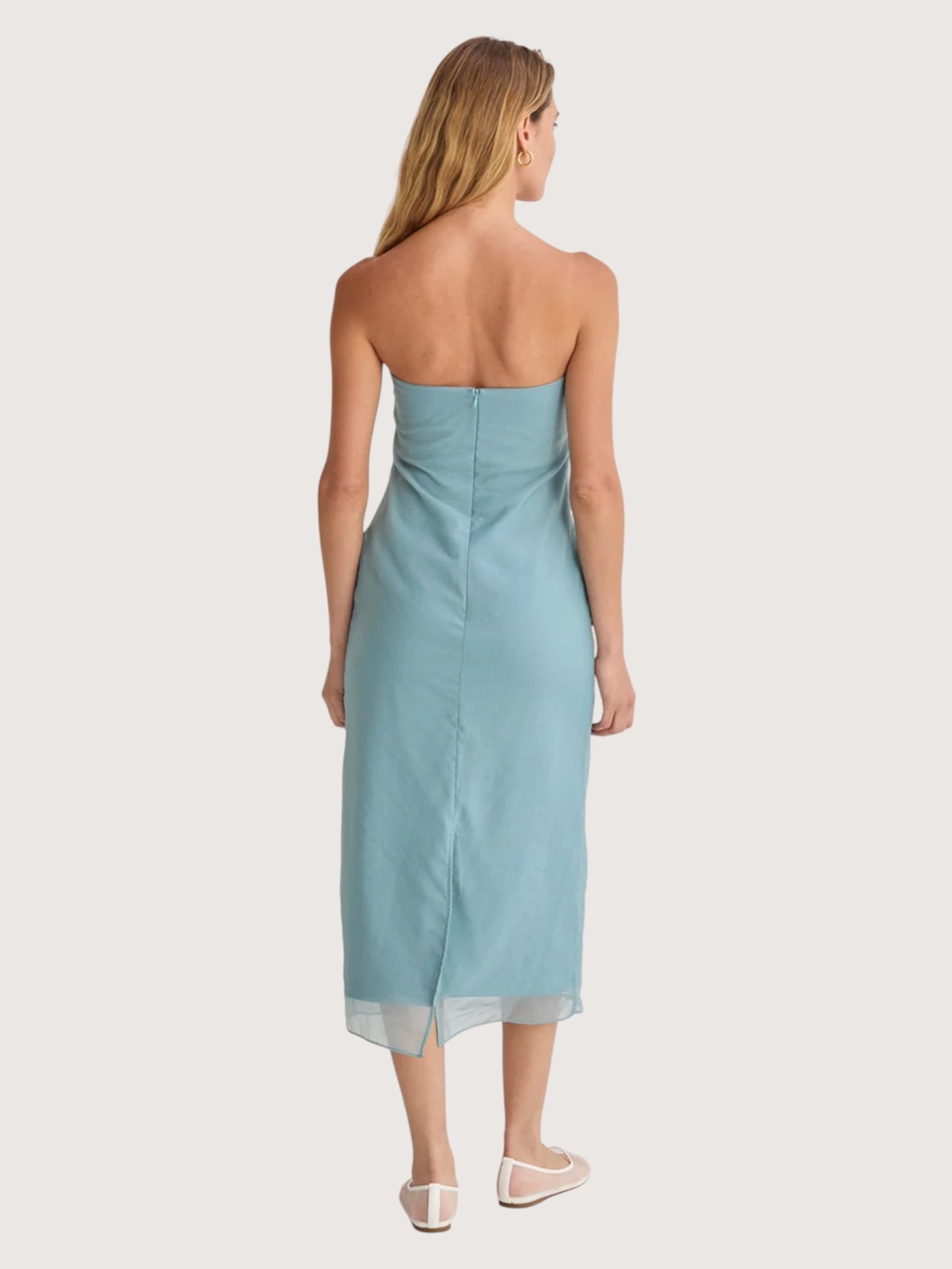 Zoe Organza Midi Dress