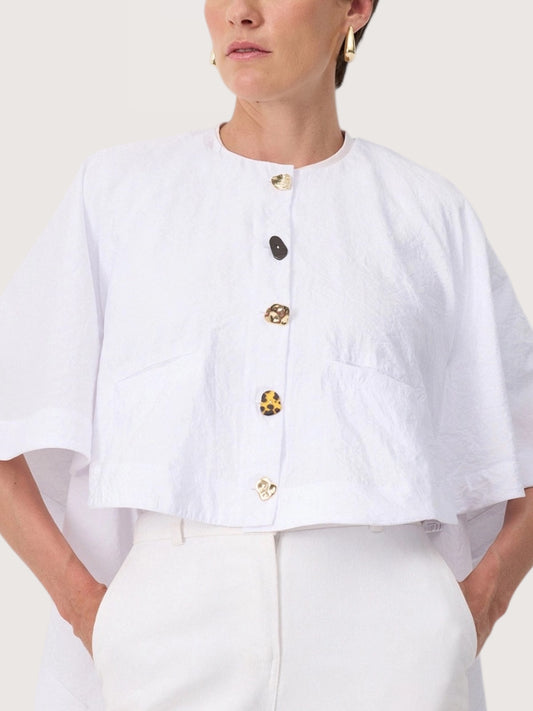 Ornate Button Poncho