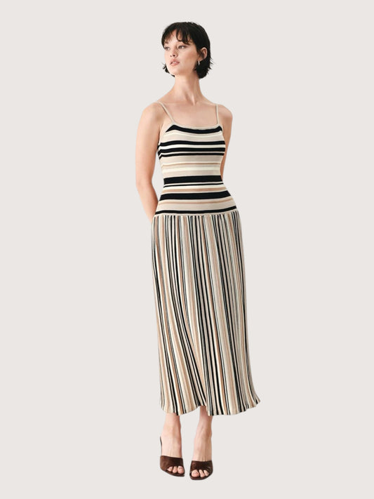 Mica Striped Knit Dress