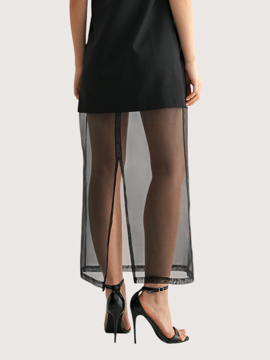 Organza Mix Media Dress