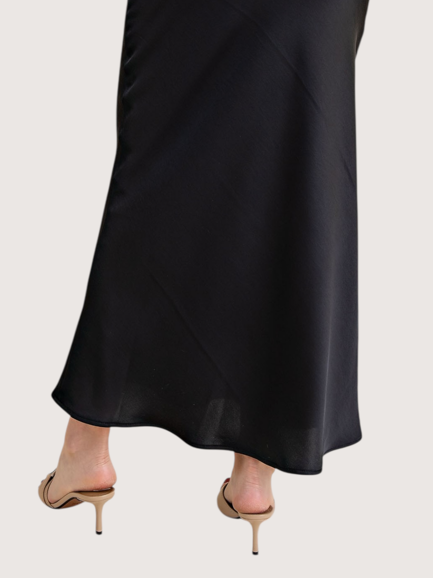 Alia Slip Skirt | Black