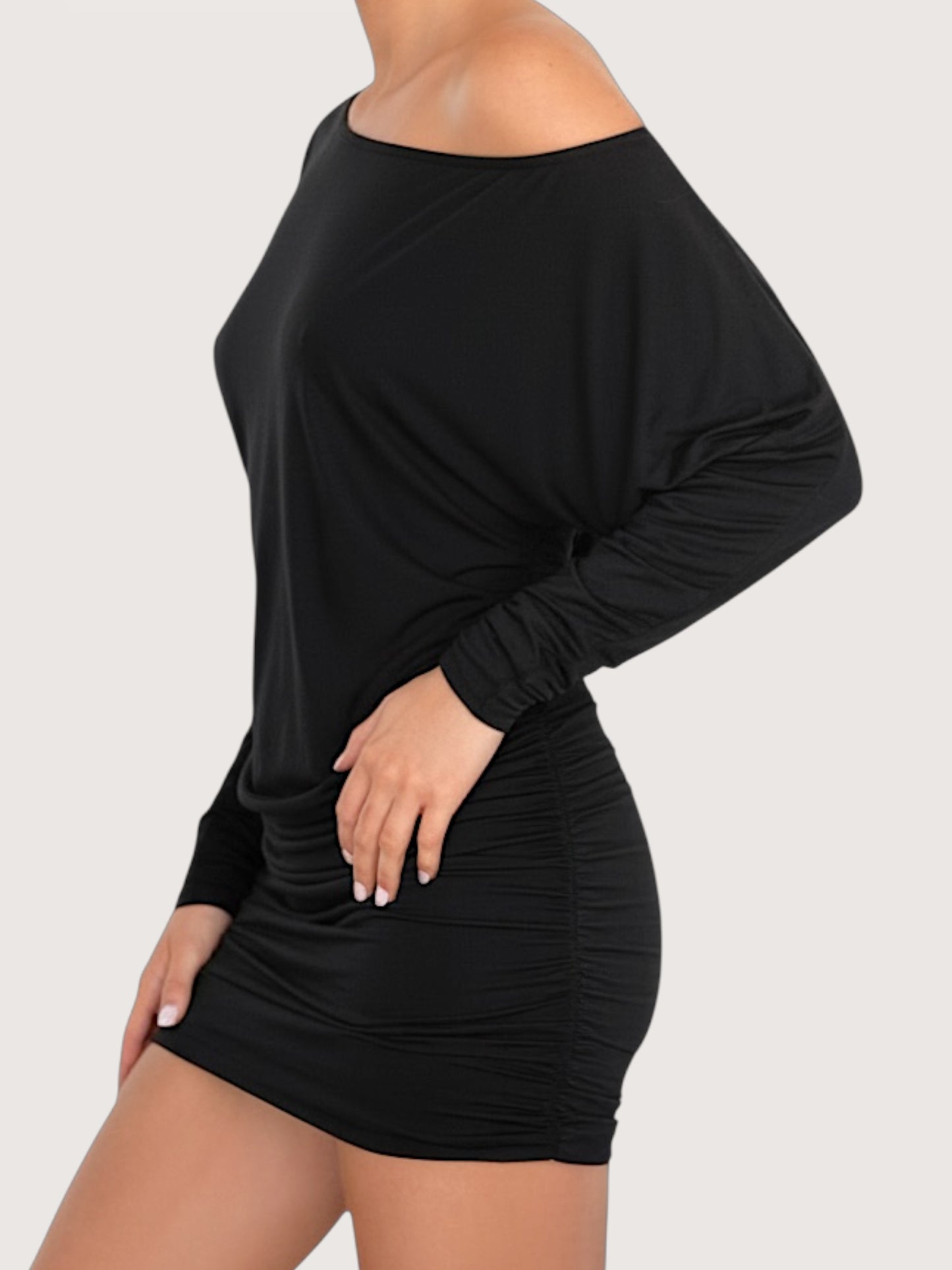 Banded Hem Jersey Dress