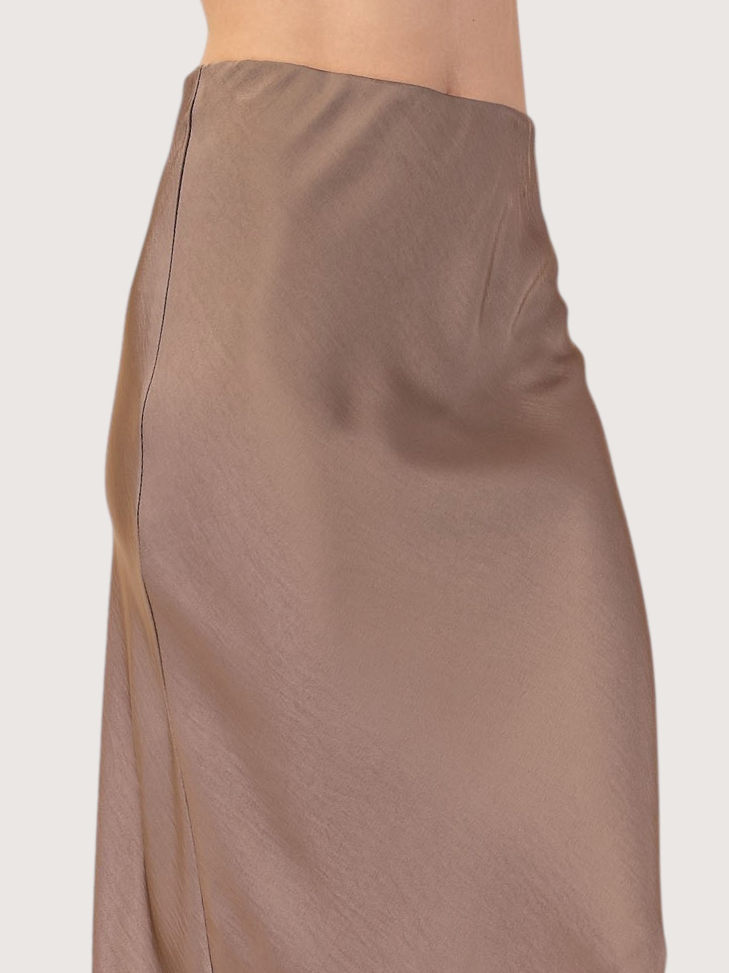 Alia Slip Skirt | Mocha
